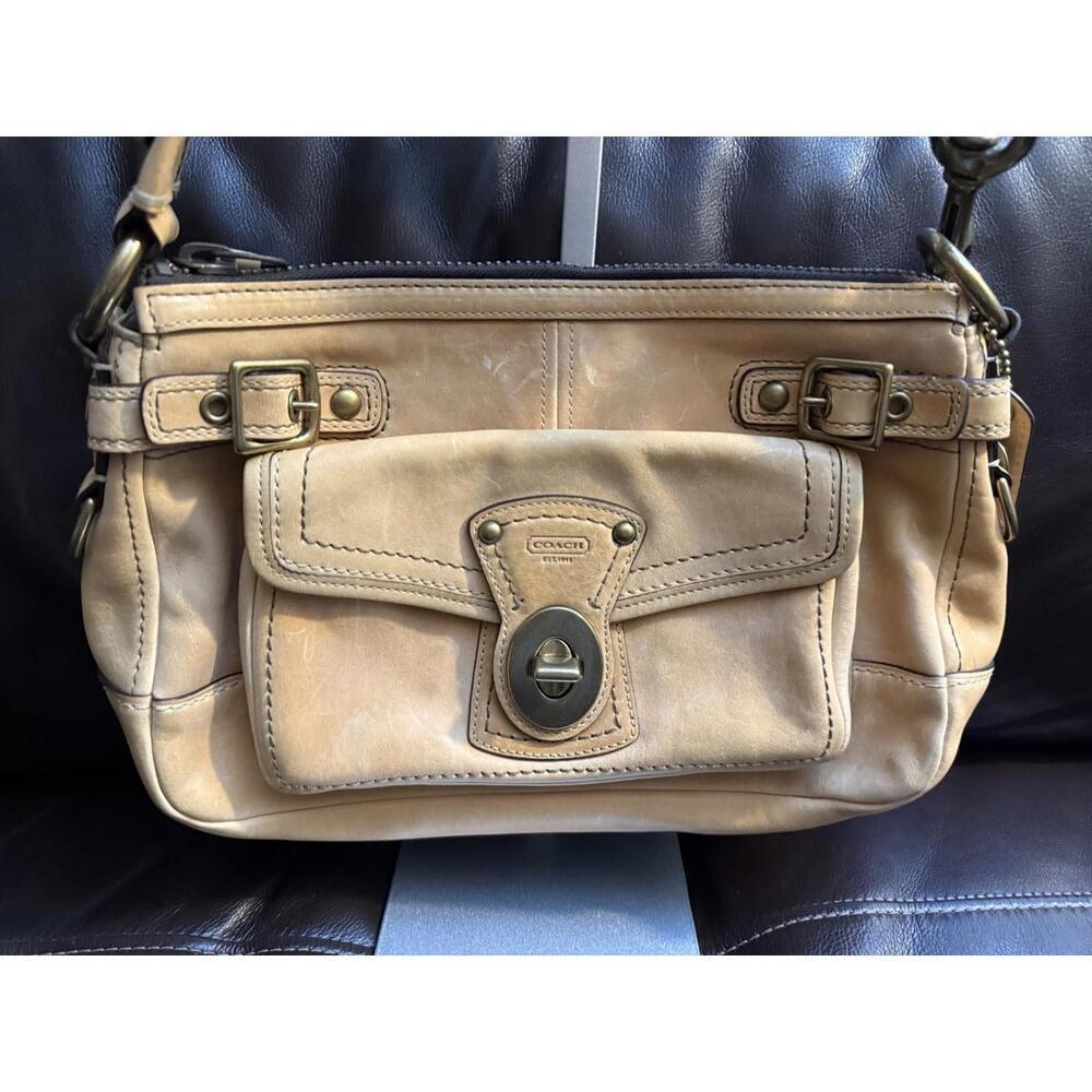 RARE Coach Legacy Stripe Leigh Bag #11127 - 65th Anniversary Edition - Picture 2 of 16